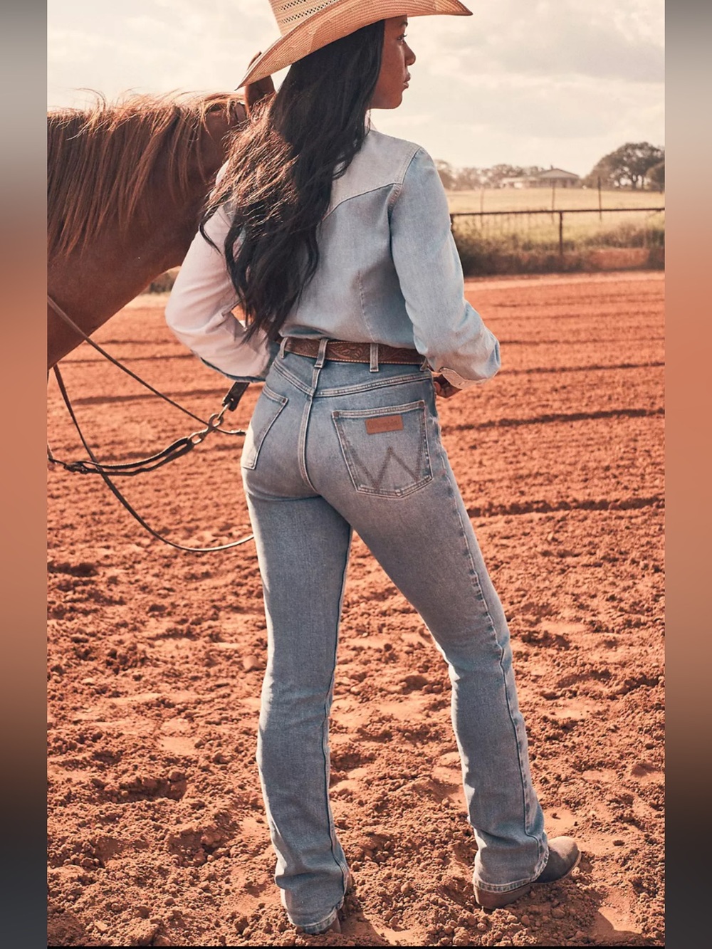 NWOT Wrangler High Rise Rodeo Boot it Riding a Jean in Camilla - Picture 1 of 8